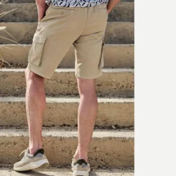 engbers Cargo Shorts in Leinenoptik
