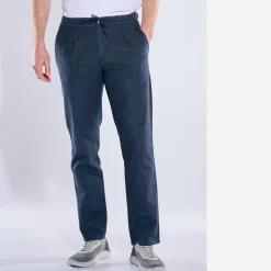 engbers Chino in Leinenoptik