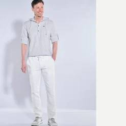 engbers Chino mit Leinenanteil