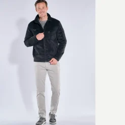 engbers Cord-Jacke mit Funktionsdetails
