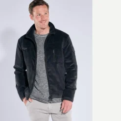 engbers Cord-Jacke mit Funktionsdetails