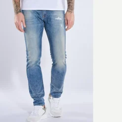 engbers Jeans mit Wascheffekt