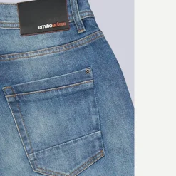 engbers Jeans mit Wascheffekt