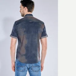 engbers Kurzarhed it Batik-Print und tretch-Kofort