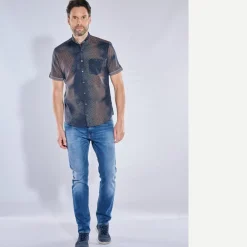 engbers Kurzarhed it Batik-Print und tretch-Kofort