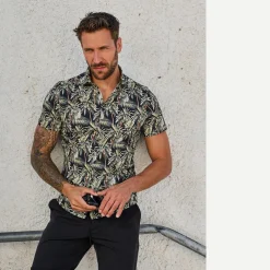 engbers Kurzarm-Hemd slim fit