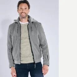 engbers Lammlederjacke mit Reißverschlusstaschen