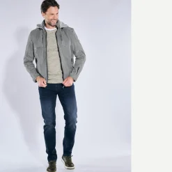 engbers Lammlederjacke mit Reißverschlusstaschen