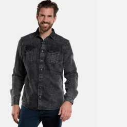 engbers Langarm-Hemd aus Sweatmaterial