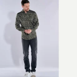 engbers Langarm-Hemd in Satin-Stretch-Qualität