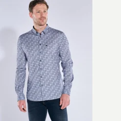 engbers Langarm-Hemd slim fit