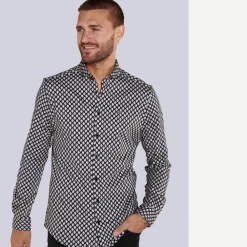 engbers Langarm-Hemd slim fit