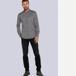 engbers Langarm-Hemd slim fit