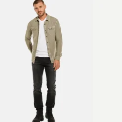 engbers Langarm-Shirt mit Polo-Kragen