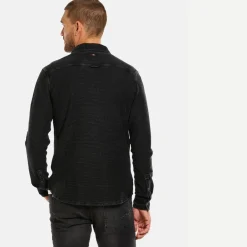 engbers Langarm-Shirt mit Polo-Kragen