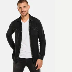 engbers Langarm-Shirt mit Polo-Kragen