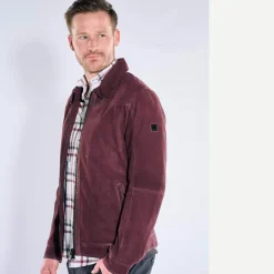 engbers Lederjacke aus Lammleder in Velouroptik