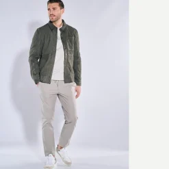 engbers Lederjacke in Hemd-Optik