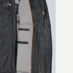 engbers Lederjacke mit abnehmbarer Kapuze