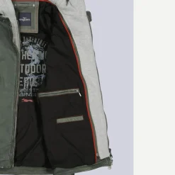 engbers Lederjacke mit heraustrennbarem Inlet