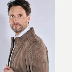 engbers Lederjacke mit heraustrennbarer Blende