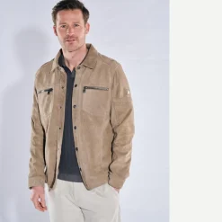 engbers Leichte Velourslederjacke