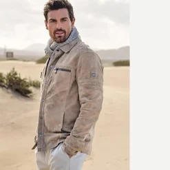 engbers Leichte Velourslederjacke