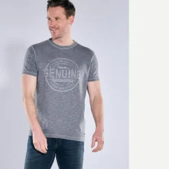engbers Rundha Print T-hirt it Fatruktur