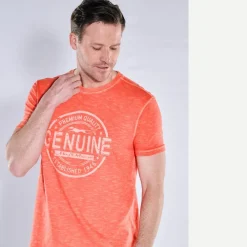 engbers Rundha Print T-hirt it Fatruktur