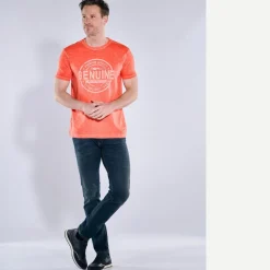 engbers Rundha Print T-hirt it Fatruktur