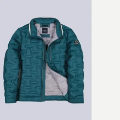 engbers Steppjacke mit Strickkragen