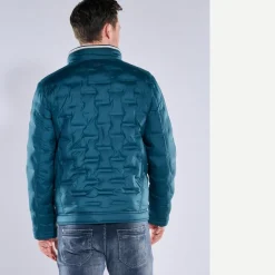 engbers Steppjacke mit Strickkragen