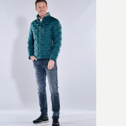 engbers Steppjacke mit Strickkragen
